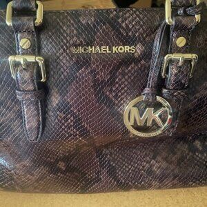 Michael Kors Snakeskin Purse
